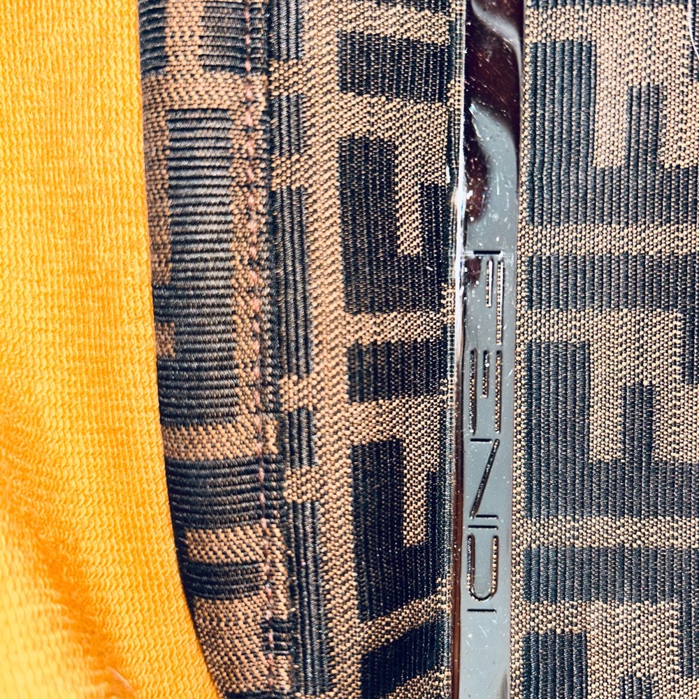 Fendi Brown Monogram Shoulder Bag - Picture 7 of 9